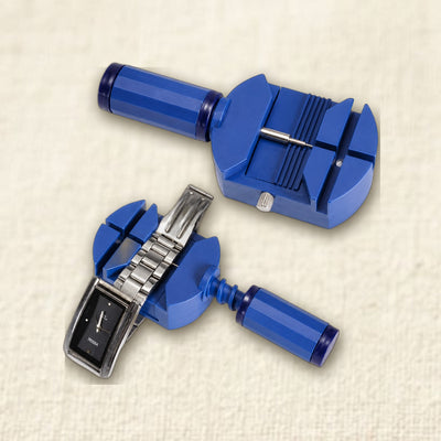 Watch Band Link Removal Tool, Metal Pin Strap Adjuster, Blue