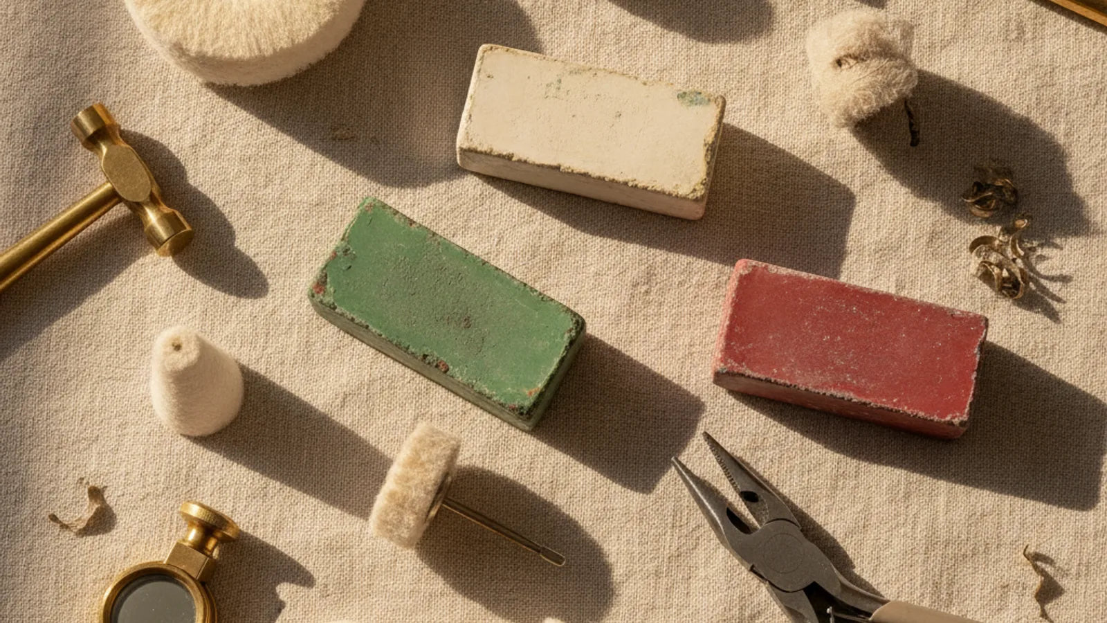 Polishing jewellery