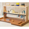 Jeweller's Wooden Benchtop Shelf and Tool Organiser, 35-inch / 890 mm