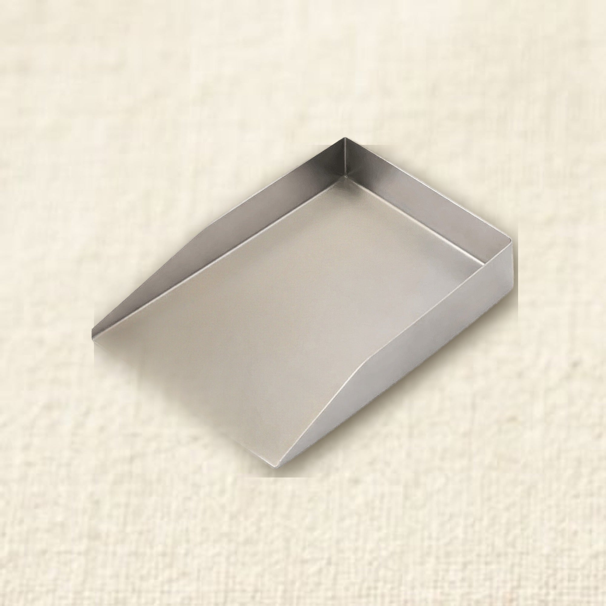Stainless Steel Gem & Bead Scoop, Medium Rectangular, 5.5 x 8 cm, for Jewellery Sorting