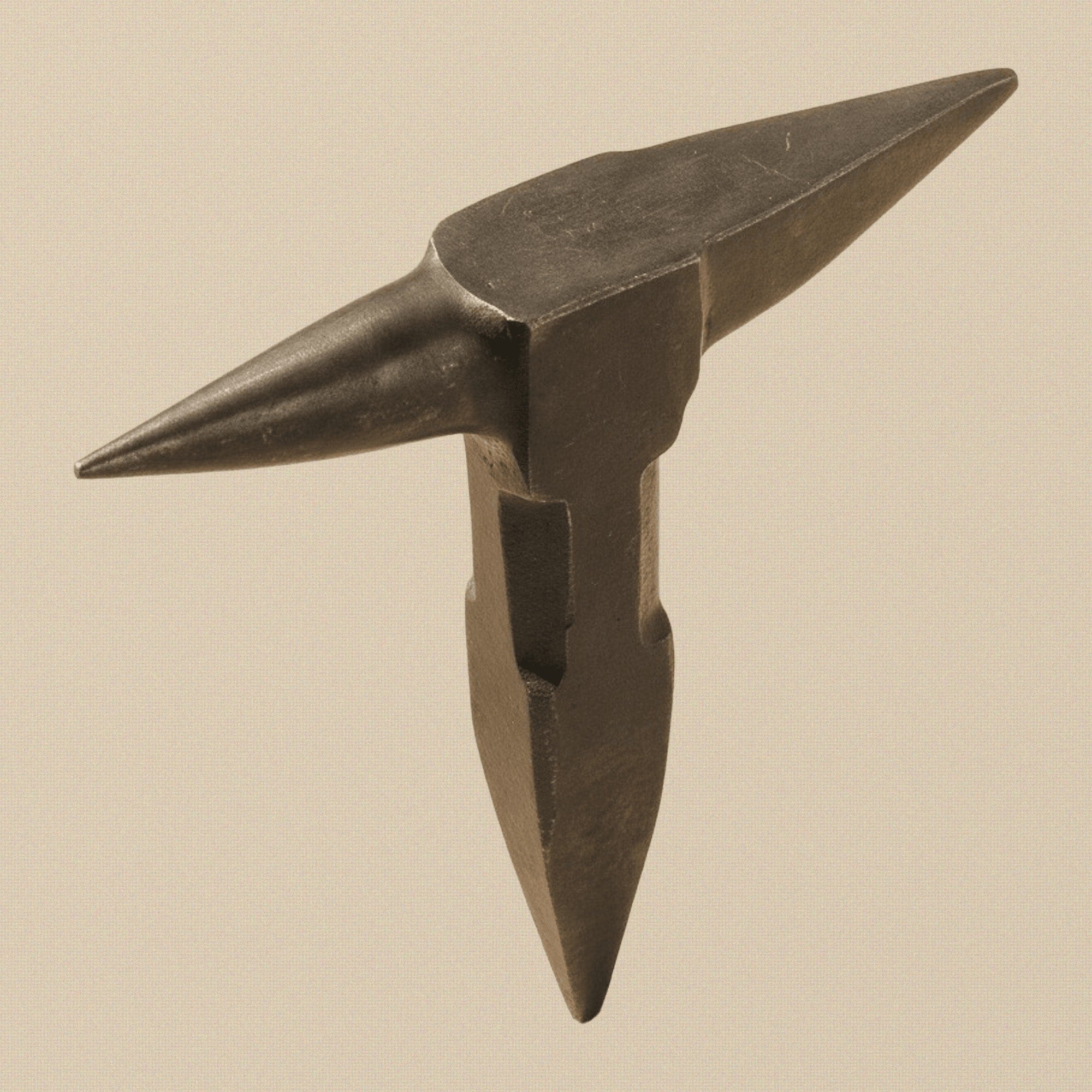 Double-Horn T-Stake Anvil, 120 mm, with Round and Square Tapers