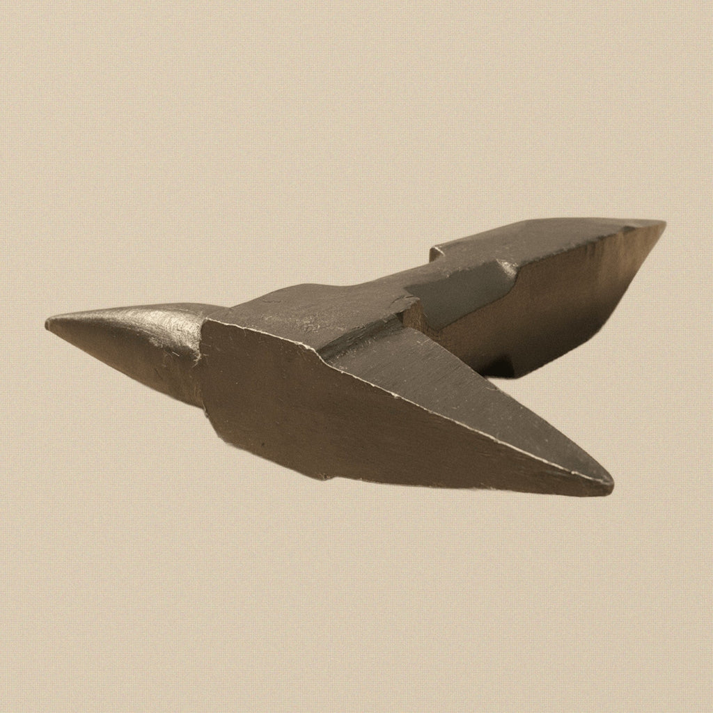 Double-Horn T-Stake Anvil, 120 mm, with Round and Square Tapers