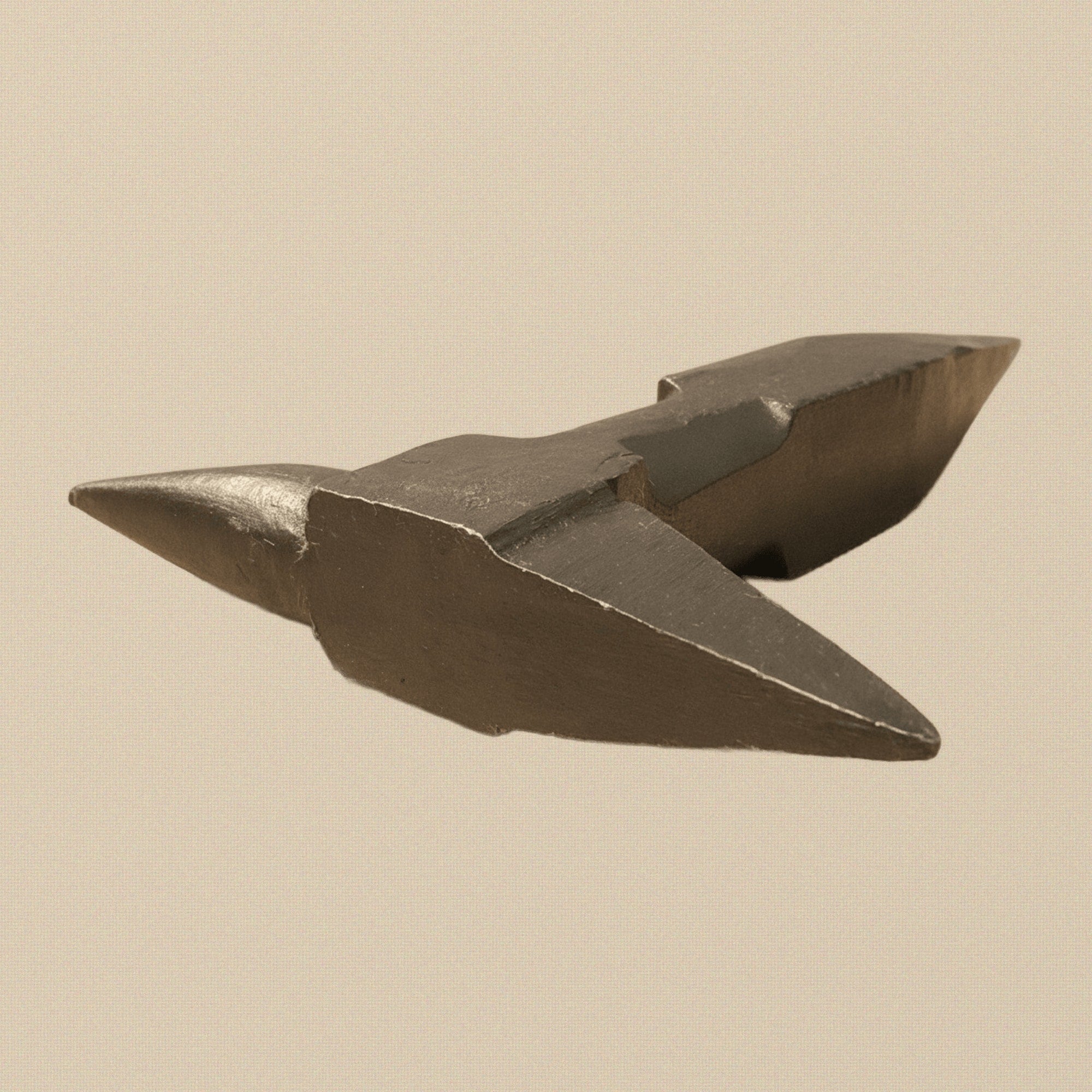 Double-Horn T-Stake Anvil, 120 mm, with Round and Square Tapers