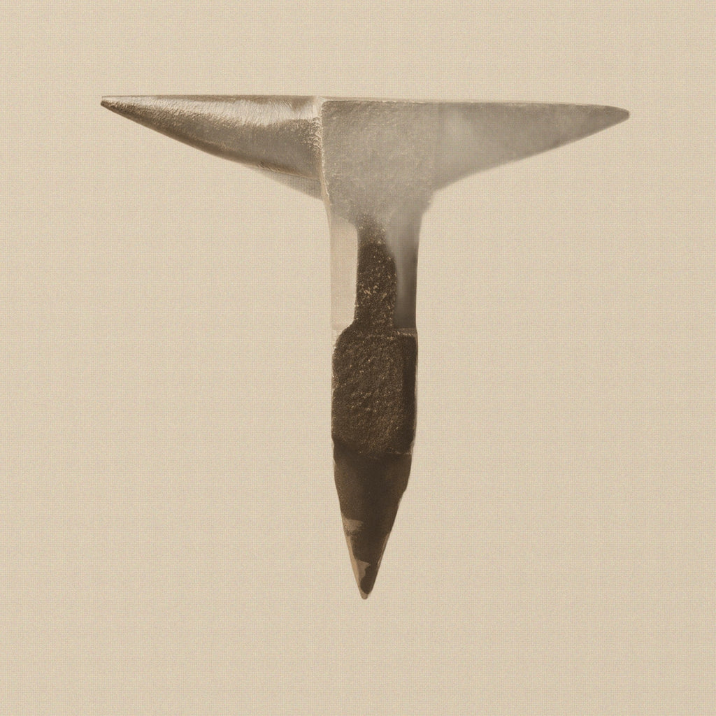 Double-Horn T-Stake Anvil, 120 mm, with Round and Square Tapers