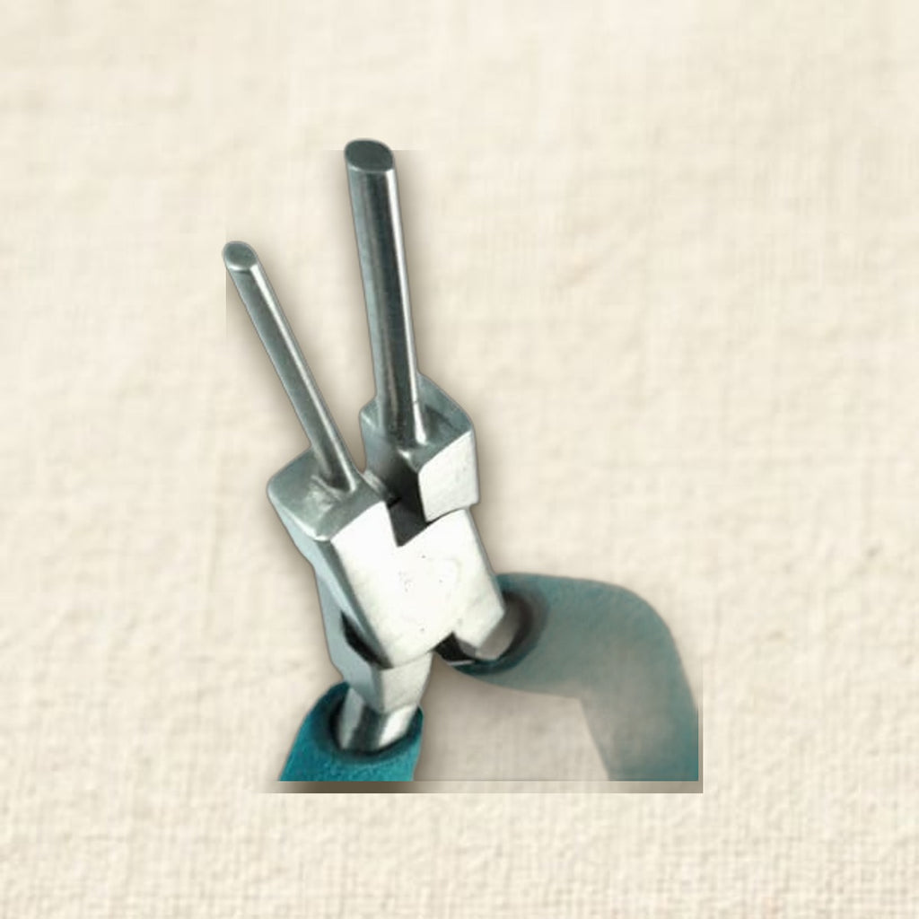 Small Size Oval Mandrel Pliers for Jewellery Making, Wire Looping, Bail Making, 4.5 x 3.5 mm & 3.2 x 2.5 mm