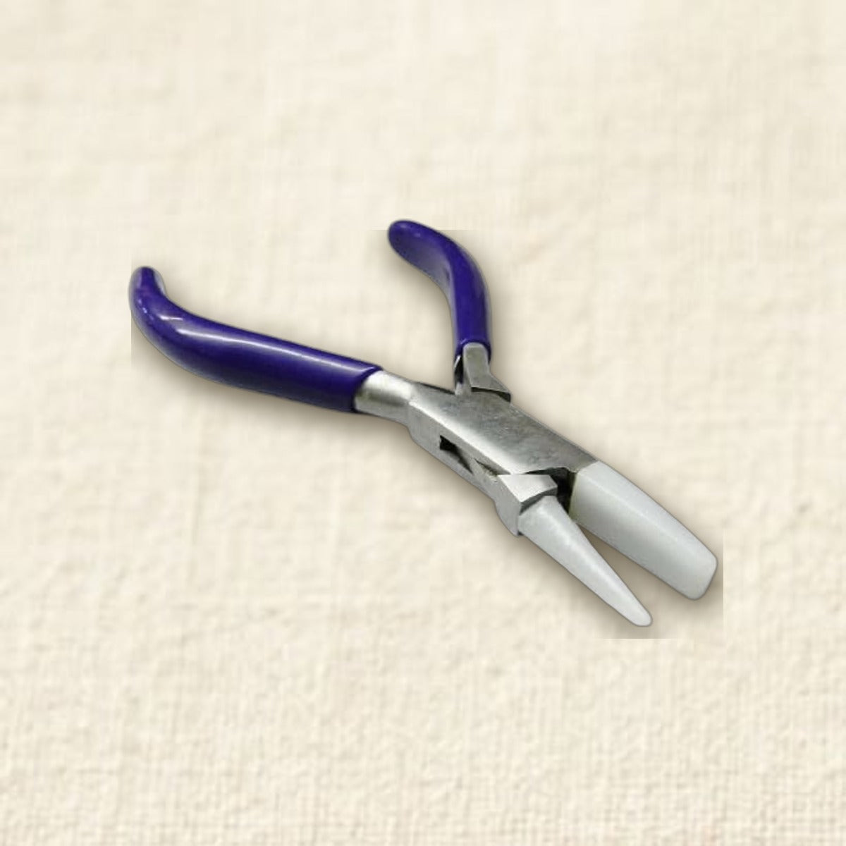 Round and Flat Nose Pliers with Replaceable Nylon Jaws, Jewellery Bead Wire Work Forming Tool