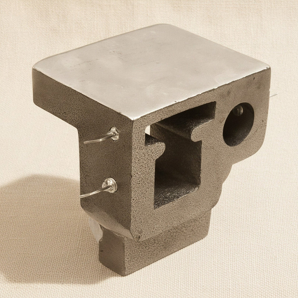 Combination Bench Anvil & Pin Holder with Hardwood V-Slot Pin, 50mm Clamp
