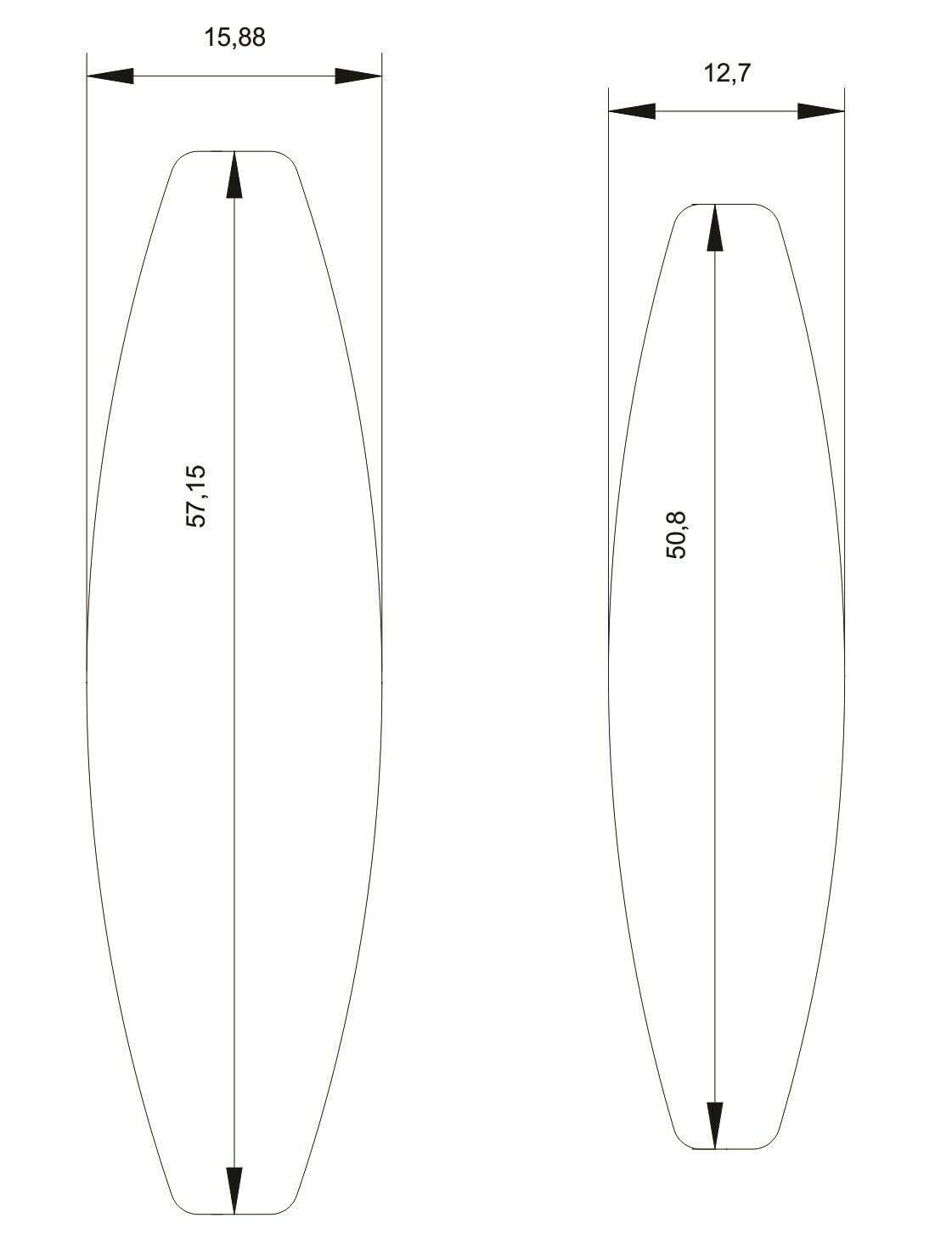 Close-up showing the two punch sizes of the oval steel disc cutter for jewellery making