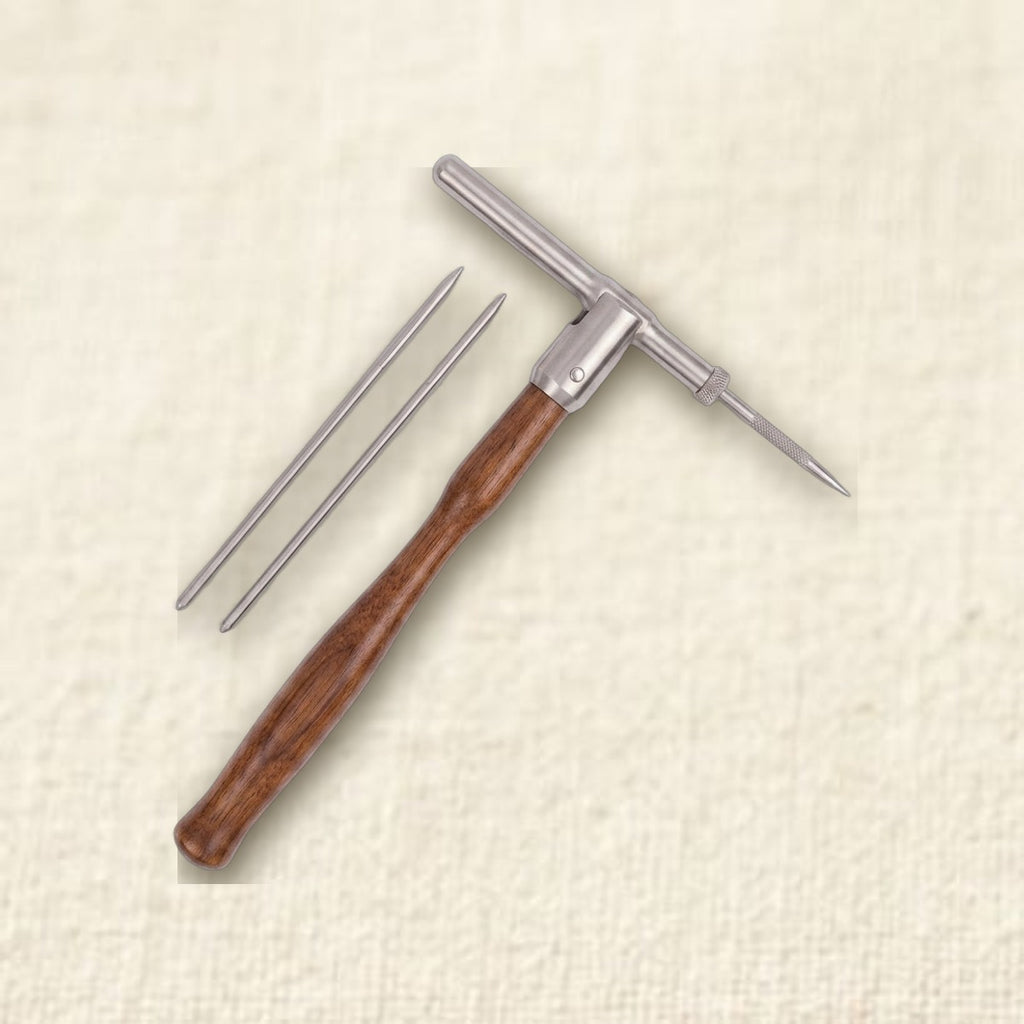 Sliding Hammer with Interchangeable Heads for Forming, Punching, Riveting, Stone Setting, Professional Jewellery Making 