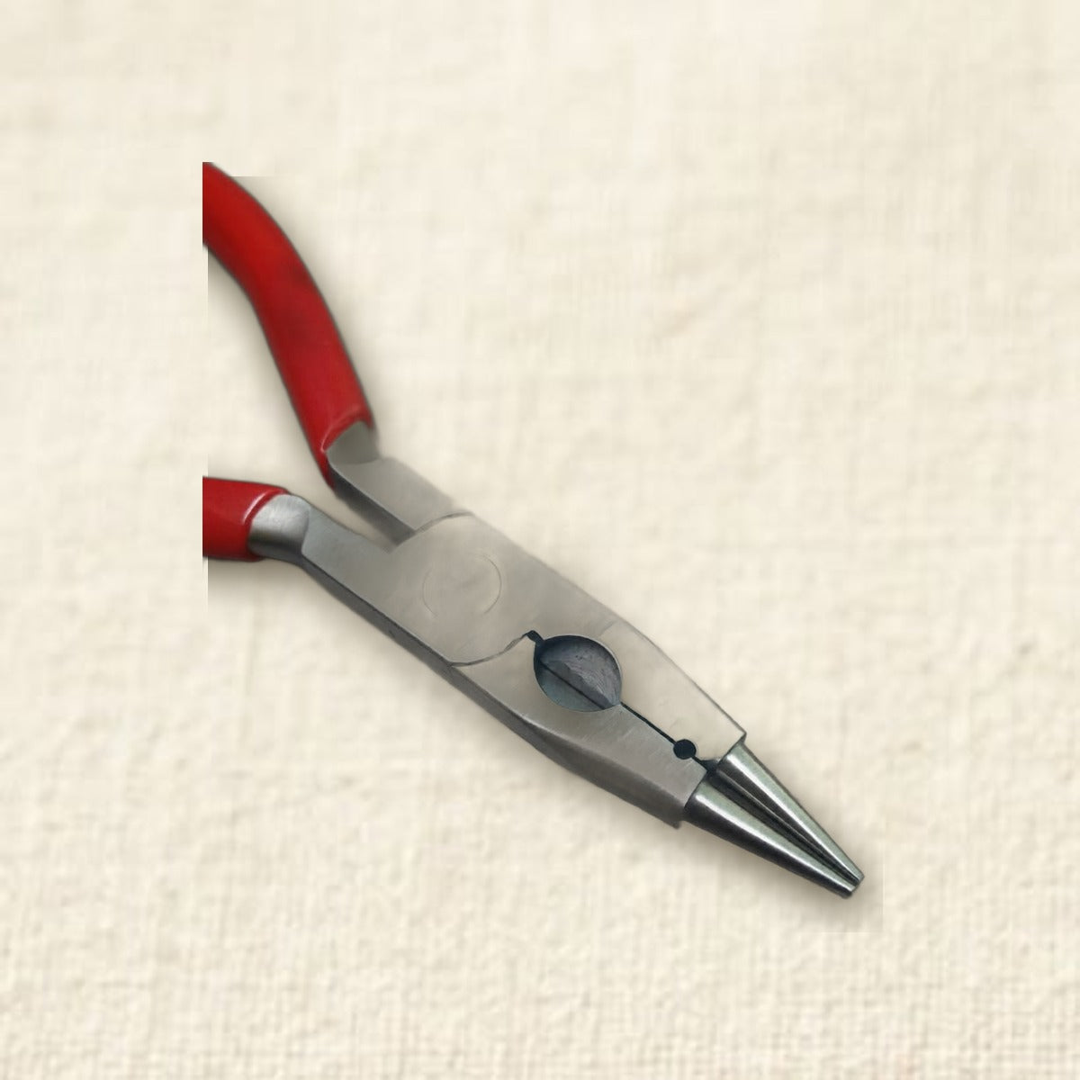 Multi-Task Pliers without Spring, 4-in-1 Round Flat Nose Cutters for Jewellery, Coil, Jump Ring, Wire Work
