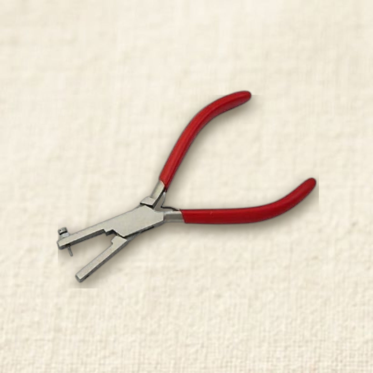 Metal Punch Hole Pliers for Soft Metals Plastics and Leather, 1.5mm, Tool Steel, Ergonomic Rubber Coated Handle