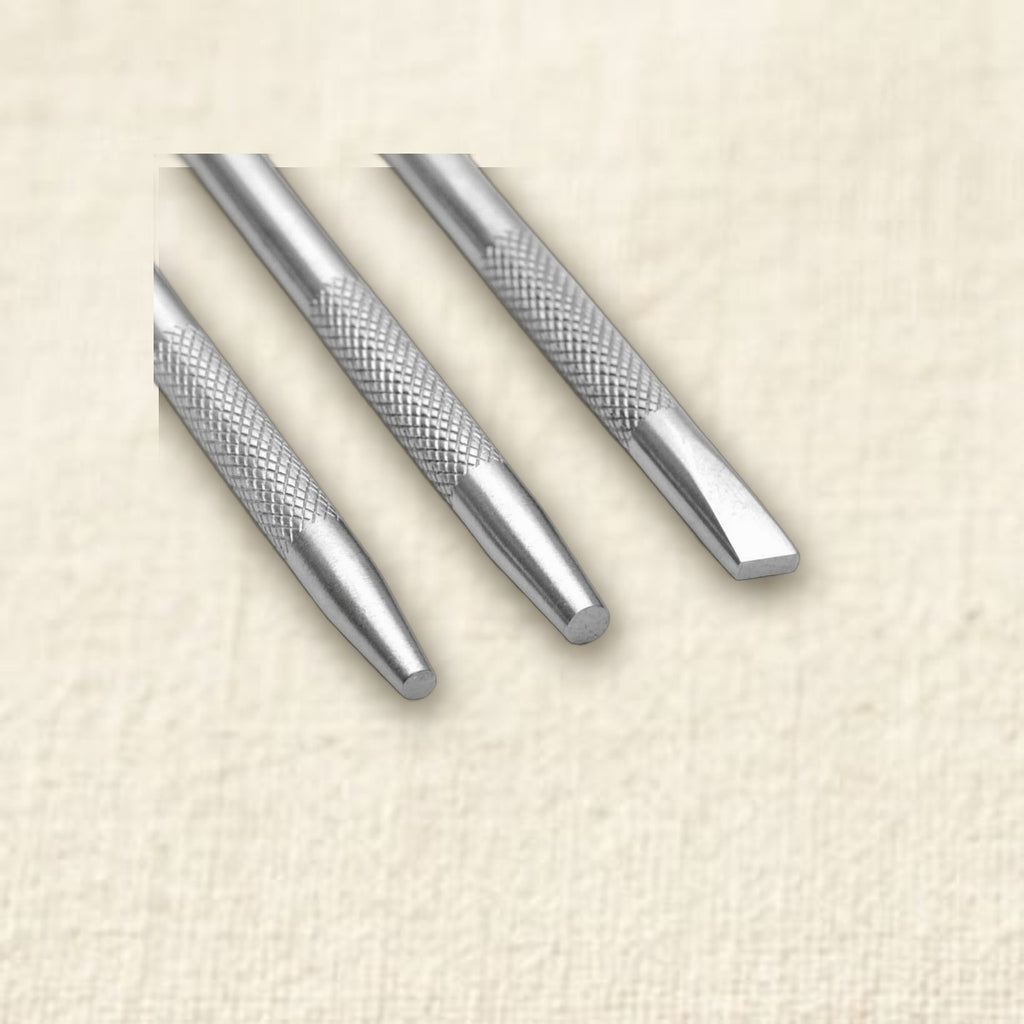 Sliding Hammer with Interchangeable Heads for Forming, Punching, Riveting, Stone Setting, Professional Jewellery Making 