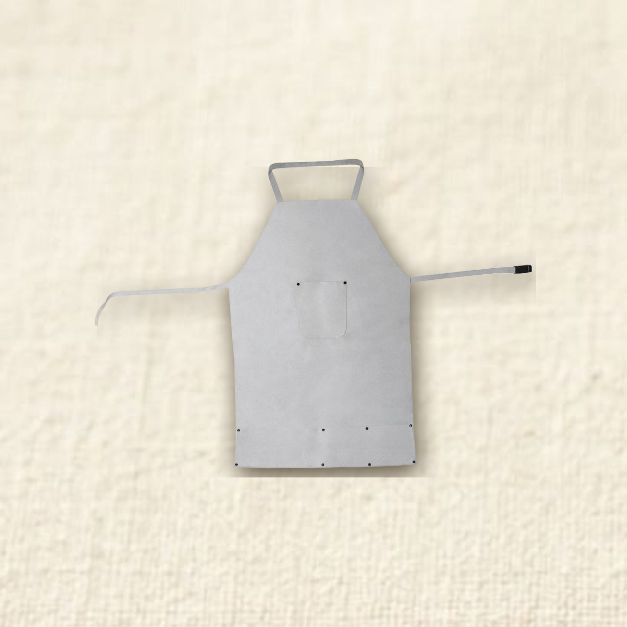 Split Cowhide Leather Workshop Apron, Heat-Resistant with Four Pockets, 914 x 610 mm