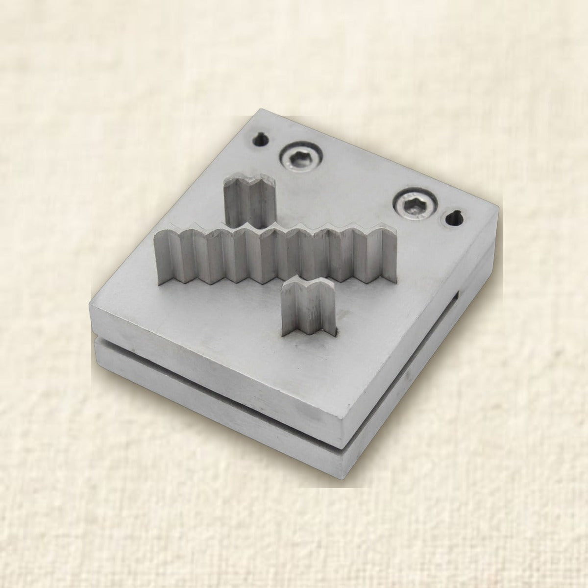 Steel Disc Cutter, 3 Wave/Zigzag Shape Punch, for Jewellery Making Stamping Blanks