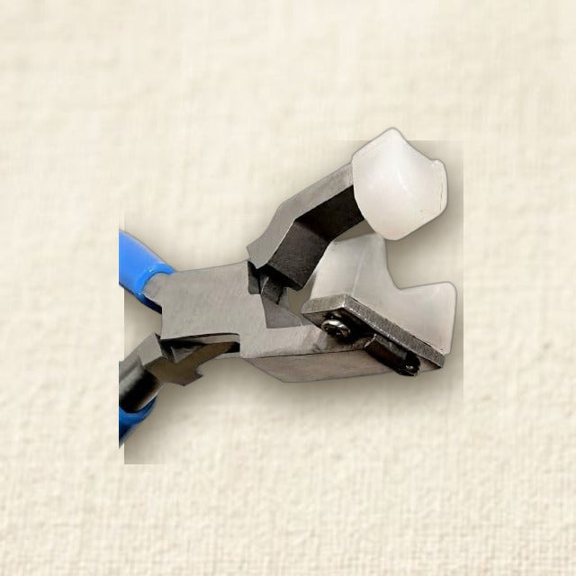 Deep Nylon Jaw Forming Pliers, Concave Convex Design for Jewellery Making, Metal Strip and Wire Bending