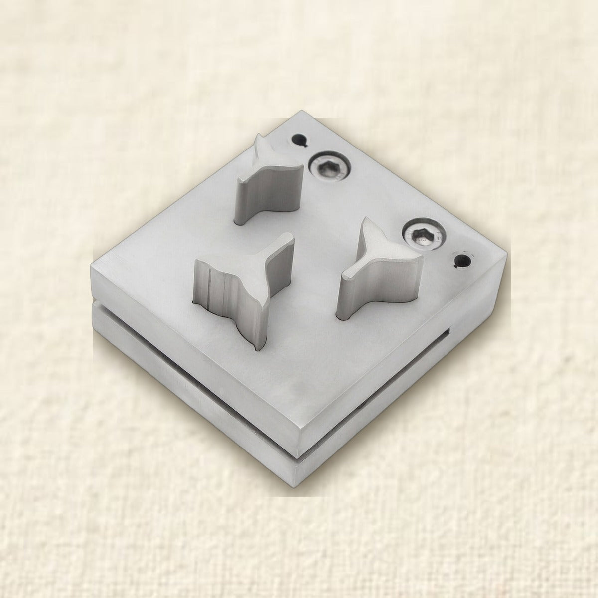 Y-Shaped Steel Disc Cutter Set, 3 Sizes, Jewellery Forming Stamping Blanks Tool