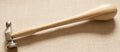 German style 22mm bow face ball peen hammer with wood handle for silversmithing