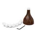 Jewellery Forming Stake with Wood Base & 9 Nylon Tips, for Metal Clay & Crafts