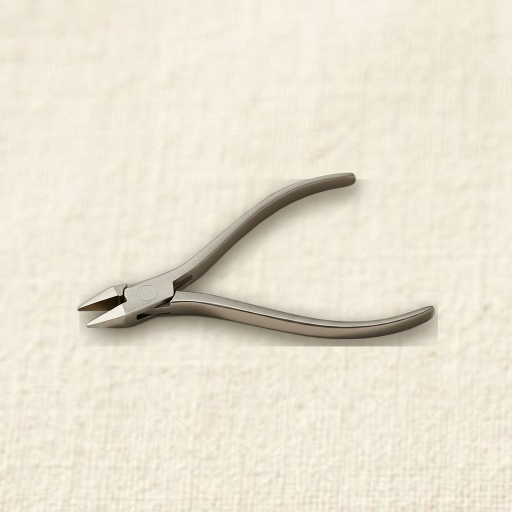 Square Handles Side Cutters Pliers, Stainless Steel, 120mm Slim Line Multi Purpose, for Jewellery and Optical Work