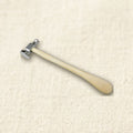Jewellery Chasing Hammer with 25mm Flat Face, Wooden Handle, Silversmith Repousse Hobby Tool