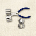 XX-Large Double Cylinder Bracelet Bending Pliers, Stainless Steel, 35 mm & 41 mm, for Jewellery Making