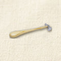 32mm German Style Chasing Hammer, Ball Peen Planishing Repousse Metal Work Tool with Wooden Handle, Bow Face Design