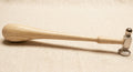 28mm jewellery chasing hammer with dome face and wooden handle for silversmiths