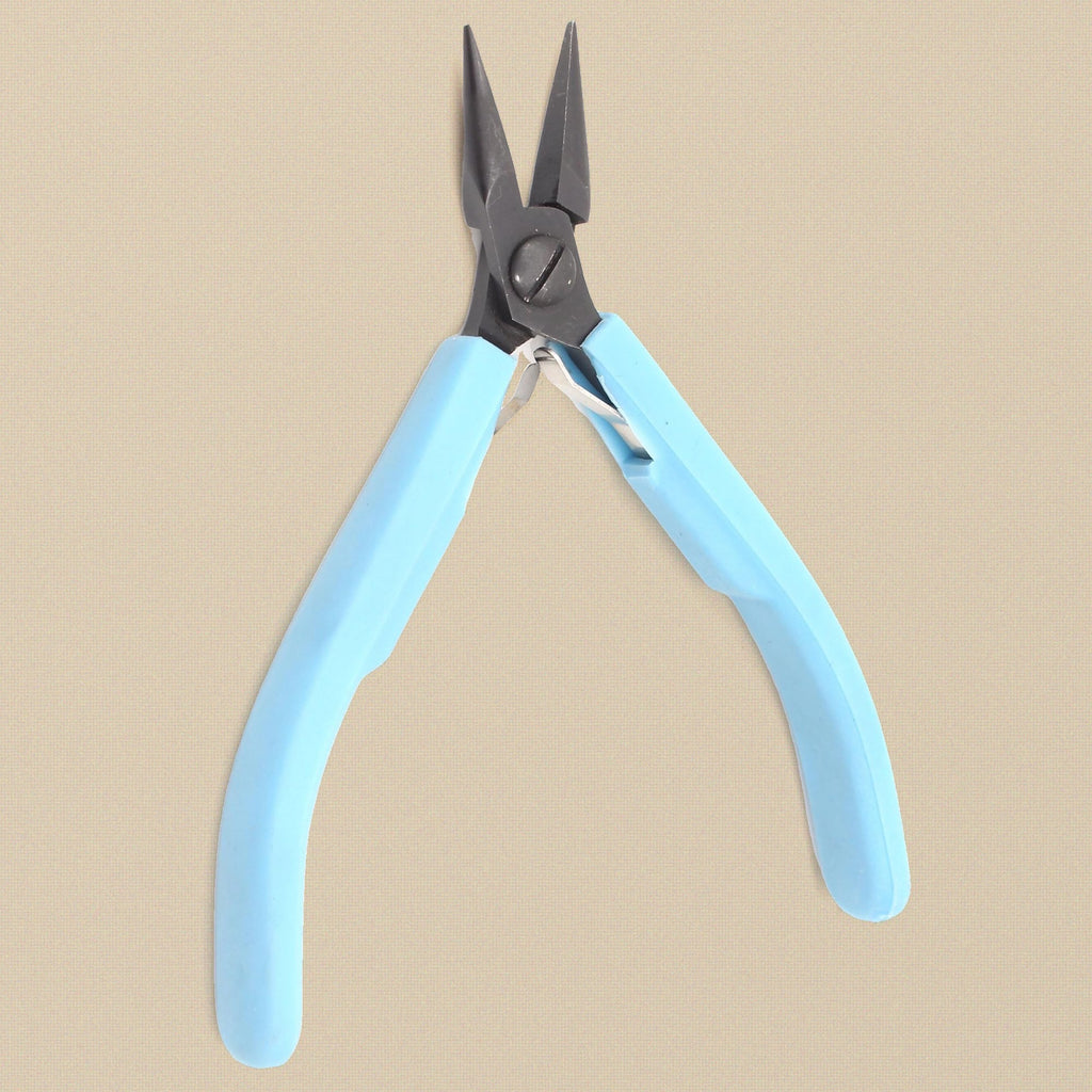 Economy chain nose pliers standing, jaws upward