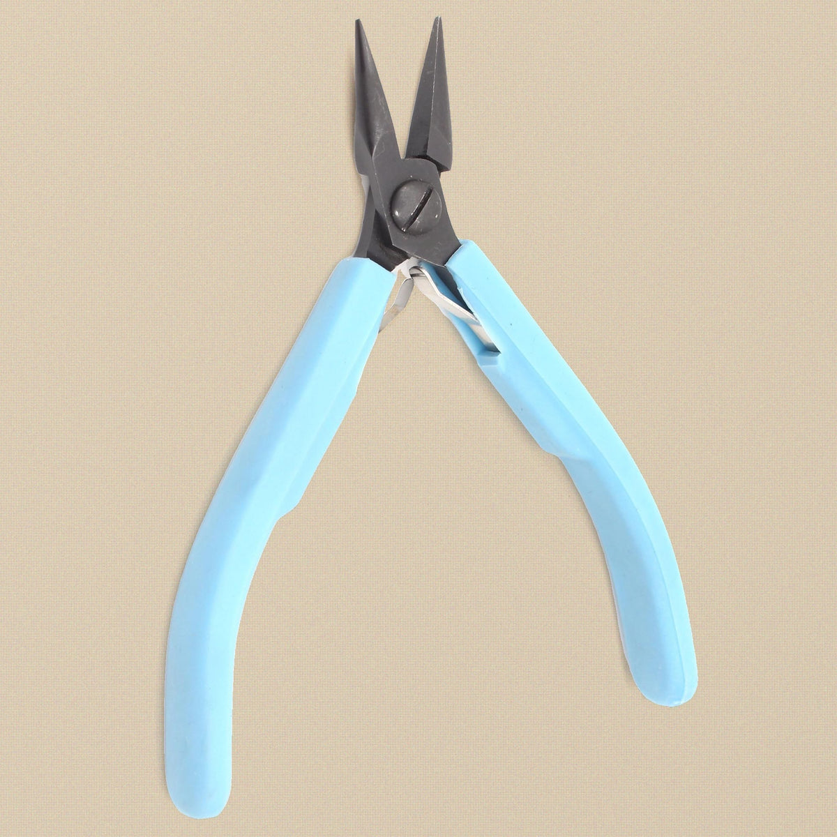 Economy chain nose pliers standing, jaws upward