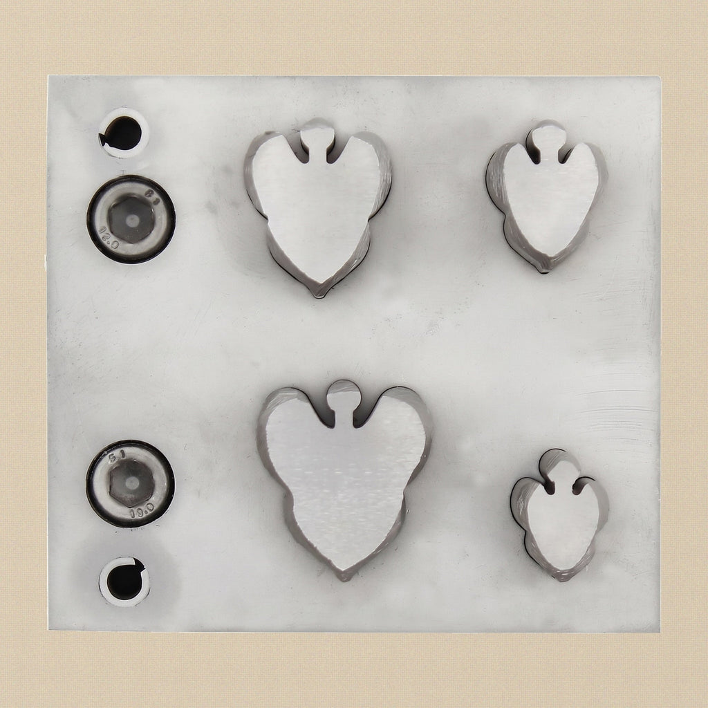 Angel Steel Disc Cutter Set, 4 Punches, 11-24 mm, Jewellery Making Tool
