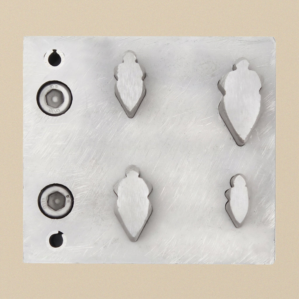 Strawberry Steel Disc Cutter Set, 4 Punches, 7-25 mm, Jewellery Making Tool | Disc Cutter Set | Toolsmith Ltd UK
