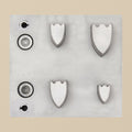 Shield Steel Disc Cutter Set, 4 Punches, 8-22 mm, Jewellery Making Tool | Disc Cutter Set | Toolsmith Ltd UK