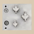 Maple Leaf Steel Disc Cutter Set, 3 Punches, 13-25 mm, Jewellery Making Tool