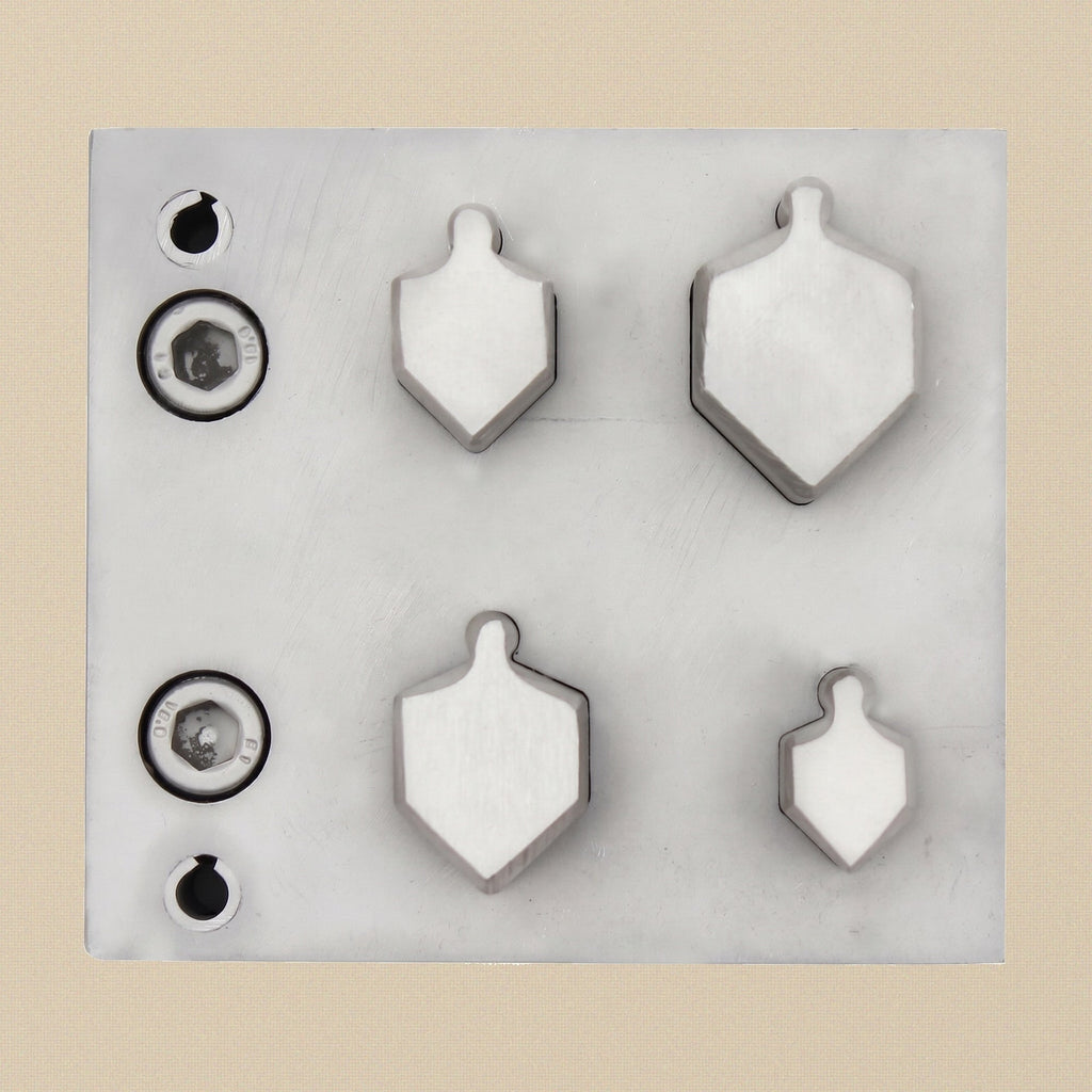 Spinning Top Steel Disc Cutter Set, 4 Punches, 10-25 mm, Jewellery Making Tool | Disc Cutter Set | Toolsmith Ltd UK
