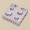 Teddy Bear Steel Disc Cutter Set, 4 Punches, 12-26 mm, Jewellery Making Tool | Disc Cutter Set | Toolsmith Ltd UK