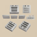 Stripe Steel Disc Cutter Set, 3 Punches, 9-10 mm, Jewellery Making Tool | Bench Tools | Toolsmith Ltd UK