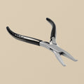 Economy Slim Line Bend Nose Pliers, Stainless Steel, 13 cm, for Jewellery Making