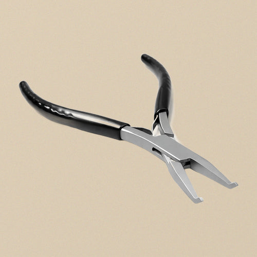 Economy Slim Line Bend Nose Pliers, Stainless Steel, 13 cm, for Jewellery Making