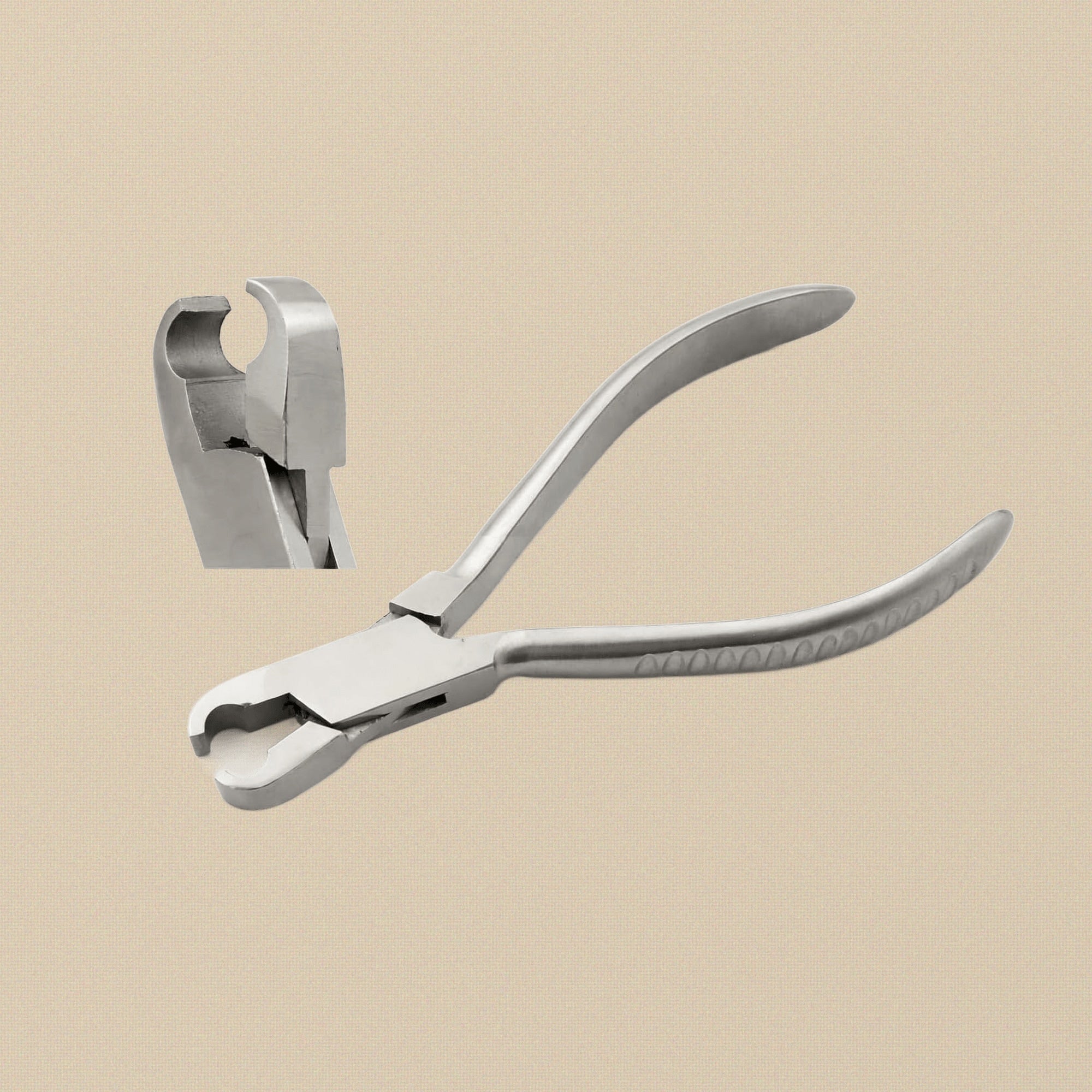 Optical Screw Cutter, Front-Action, Polished Stainless Steel, for Spectacle & Eyewear Screws