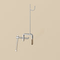 Two-Way Clamp Torch Hook Holder, Stainless Steel, Table Mount, for Soldering Torches