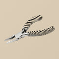 Mini Flat Nose Pliers with Zebra Foam Grips, Stainless Steel, 3.5 Inch, for Jewellery & Beading
