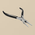Economy Slim Line Round Nose Pliers, Stainless Steel, 13 cm, for Jewellery Making