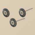 Stainless Steel Wire Wheel Brushes, Single Row, for Rotary Tools & Jewellery