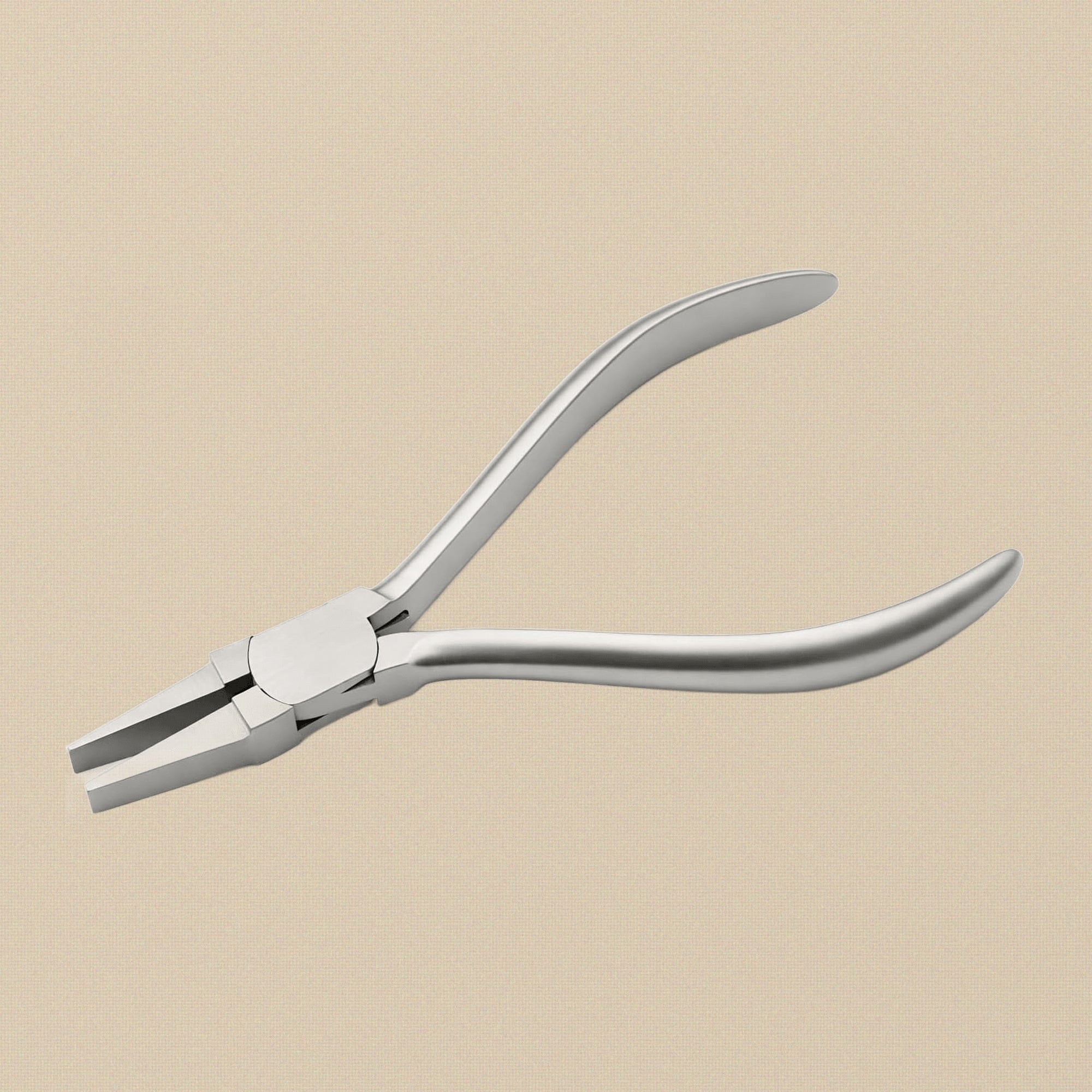 Flat Nose Pliers, Polished Stainless Steel, 5.5 Inch, Multi-Purpose for Jewellery & Wire Work