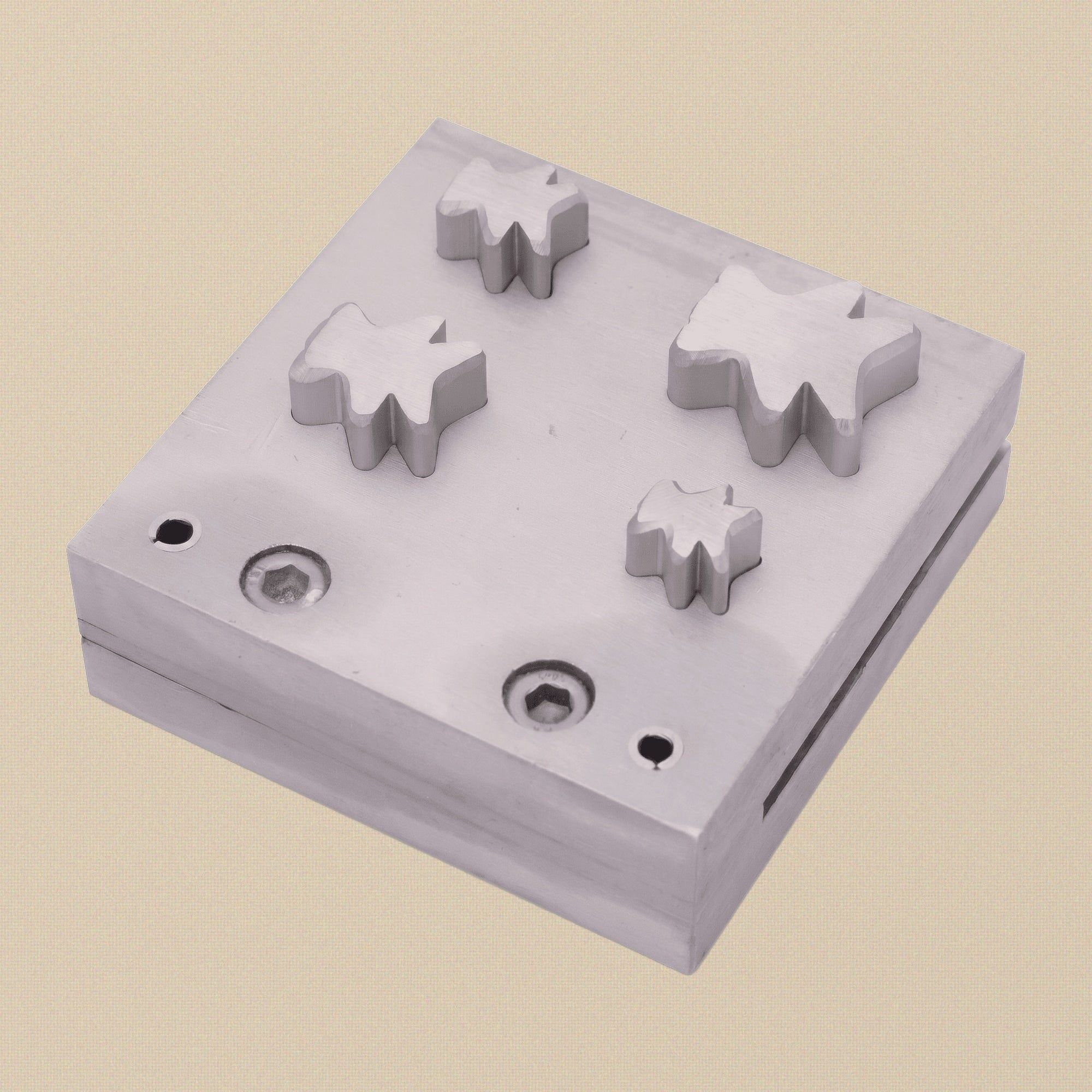 Teddy Bear Steel Disc Cutter Set, 4 Punches, 12-26 mm, Jewellery Making Tool | Disc Cutter Set | Toolsmith Ltd UK