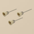 Bristle Cup Brushes for Rotary Tools, Stiff Bristle, 3/32 inch Shank