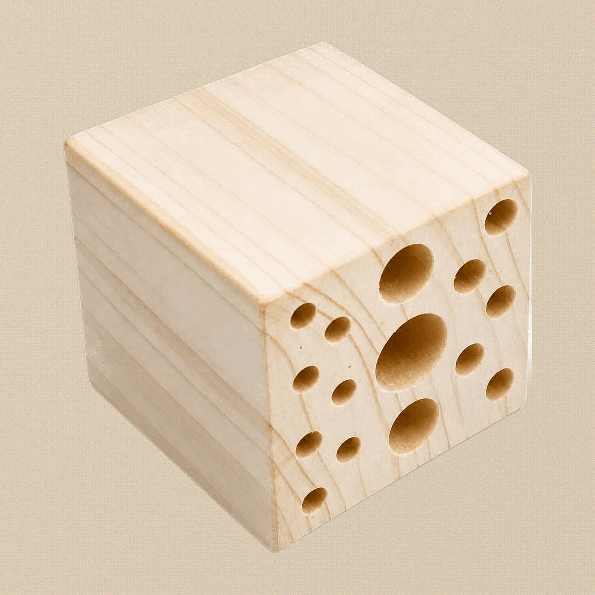 Medium Wooden Tool Block Stand for Jewellery — Files, Saw Blades & Small Tools