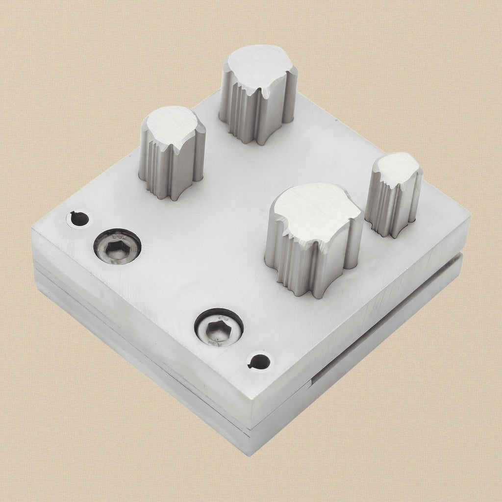 Cloud Steel Disc Cutter Set, 4 Punches, 10-20 mm, Jewellery Making Tool