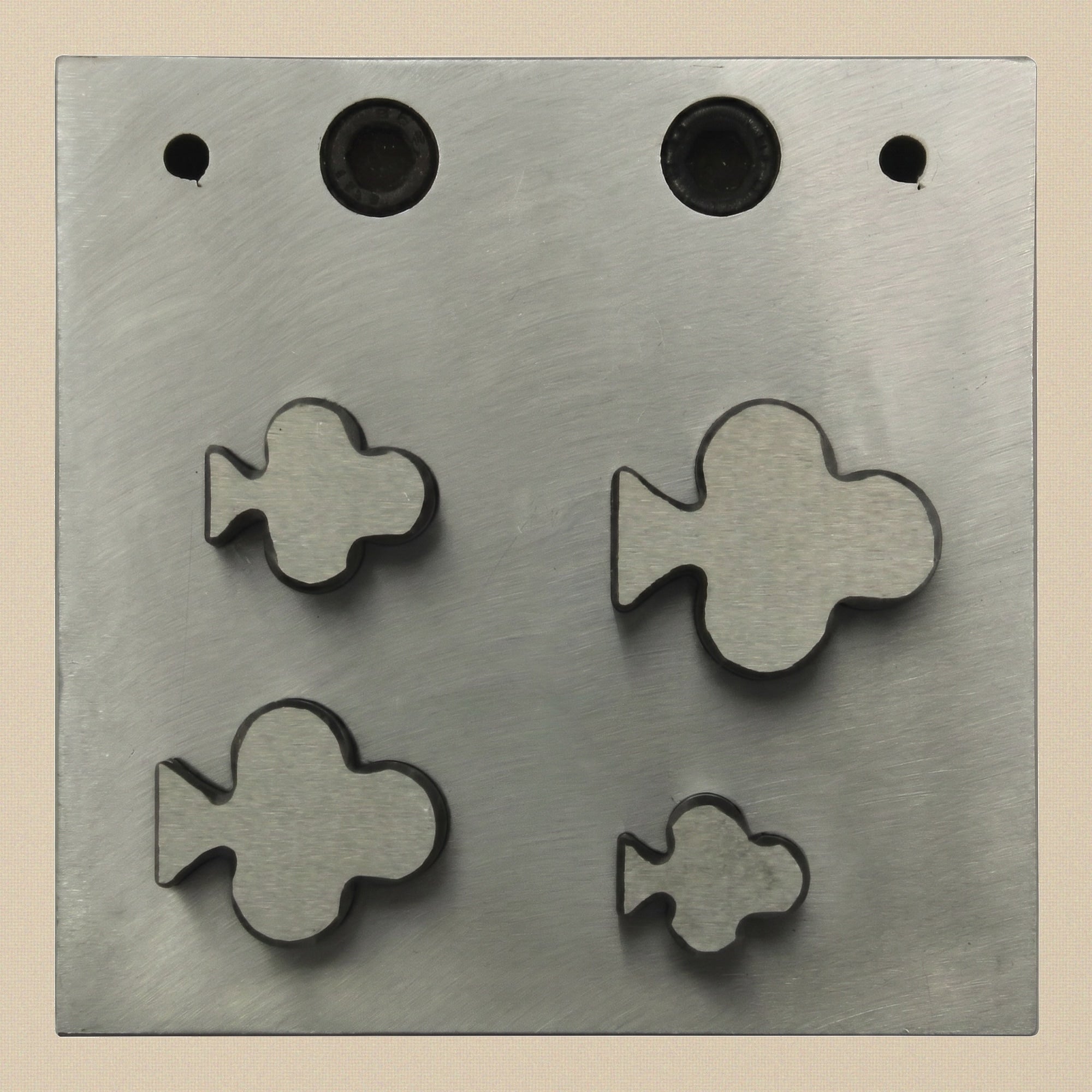 Club Steel Disc Cutter Set, 4 Punches, 13-28 mm, Jewellery Making Tool | Bench Tools | Toolsmith Ltd UK