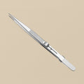 Slide-lock diamond tweezers with fine tips, 6.5 inch, satin stainless steel
